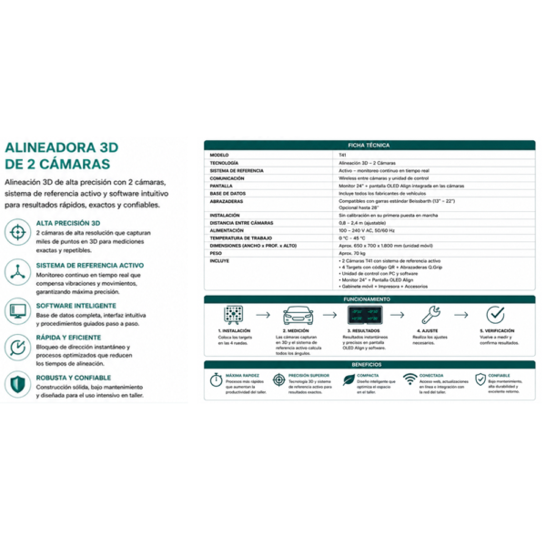 Alineadora Beissbarth QLIGN T41